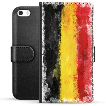 iPhone 5/5S/SE Premium Flip Case - German Flag