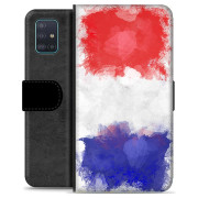 Samsung Galaxy A51 Premium Flip Case - French Flag