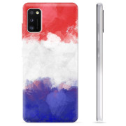 Samsung Galaxy A41 TPU Case - French Flag