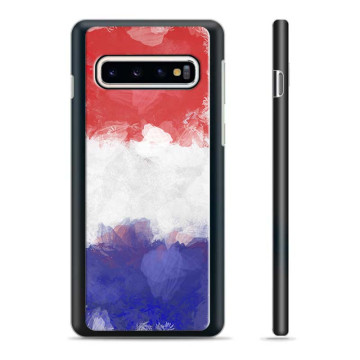 Samsung Galaxy S10+ Protective Cover - French Flag