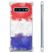 Samsung Galaxy S10 Hybrid Case - French Flag