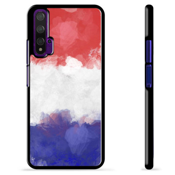 Huawei Nova 5T Protective Cover - French Flag