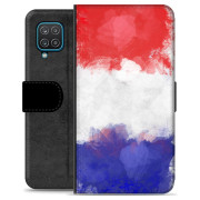Samsung Galaxy A12 Premium Flip Case - French Flag