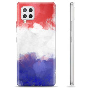 Samsung Galaxy A42 5G TPU Case - French Flag
