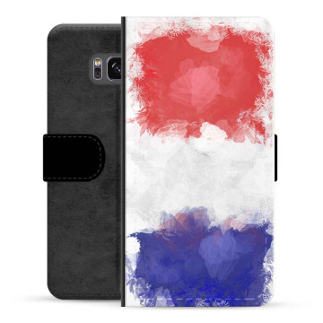 Samsung Galaxy S8 Premium Flip Case - French Flag
