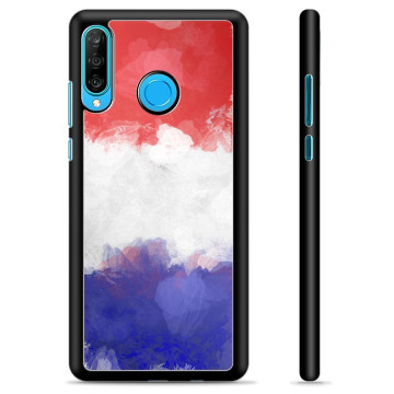 Huawei P30 Lite Protective Cover - French Flag