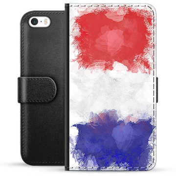 iPhone 5/5S/SE Premium Flip Case - French Flag