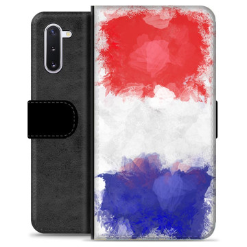 Samsung Galaxy Note10 Premium Flip Case - French Flag