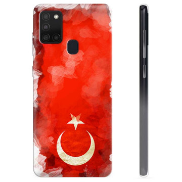 Samsung Galaxy A21s TPU Case - Turkish Flag