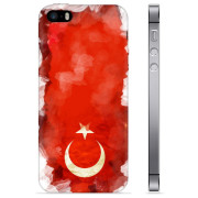iPhone 5/5S/SE TPU Case - Turkish Flag