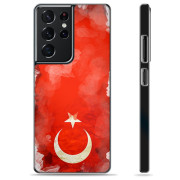 Samsung Galaxy S21 Ultra 5G Protective Cover - Turkish Flag