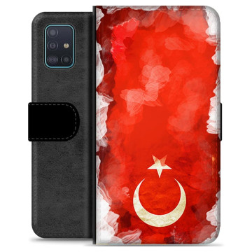 Samsung Galaxy A51 Premium Flip Case - Turkish Flag