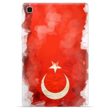 Samsung Galaxy Tab A7 10.4 (2020) TPU Case - Turkish Flag