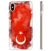 iPhone X / iPhone XS TPU Case - Turkish Flag