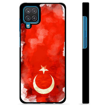 Samsung Galaxy A12 Protective Cover - Turkish Flag