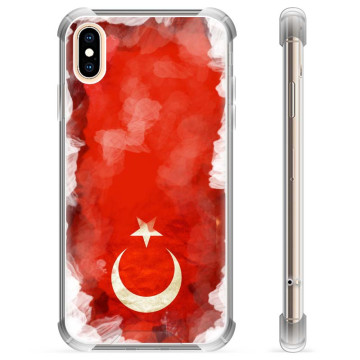 iPhone X / iPhone XS Hybrid Case - Turkish Flag