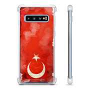 Samsung Galaxy S10+ Hybrid Case - Turkish Flag