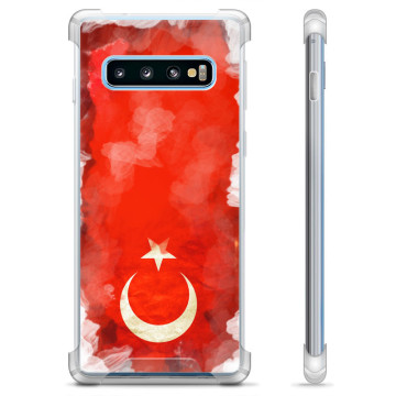 Samsung Galaxy S10 Hybrid Case - Turkish Flag