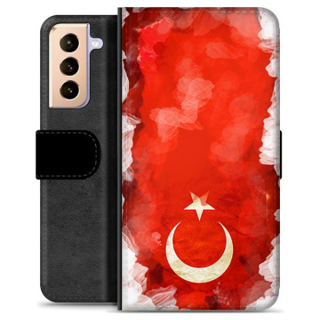 Samsung Galaxy S21+ 5G Premium Flip Case - Turkish Flag