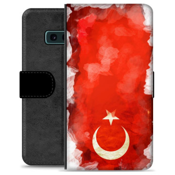 Samsung Galaxy S10e Premium Flip Case - Turkish Flag
