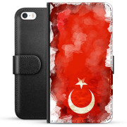 iPhone 5/5S/SE Premium Flip Case - Turkish Flag