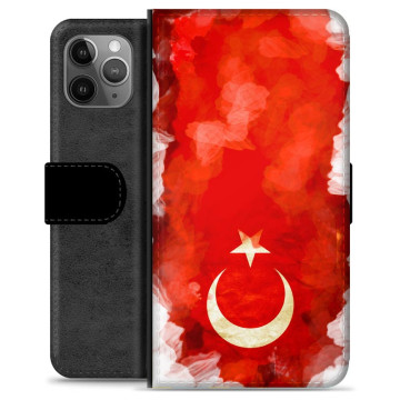 iPhone 11 Pro Max Premium Flip Case - Turkish Flag