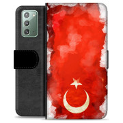 Samsung Galaxy Note20 Premium Flip Case - Turkish Flag