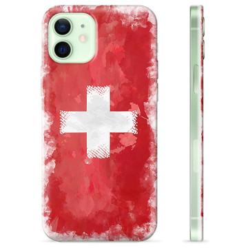 iPhone 12 TPU Case - Swiss Flag