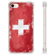 iPhone 7/8/SE (2020)/SE (2022) Hybrid Case - Swiss Flag