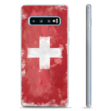 Samsung Galaxy S10+ TPU Case - Swiss Flag