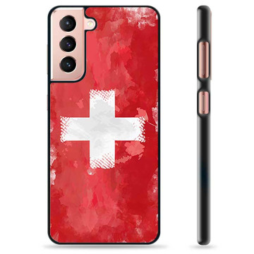 Samsung Galaxy S21 5G Protective Cover - Swiss Flag