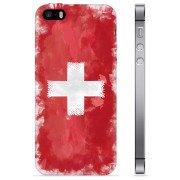 iPhone 5/5S/SE TPU Case - Swiss Flag