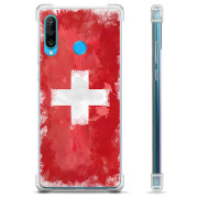 Huawei P30 Lite Hybrid Case - Swiss Flag
