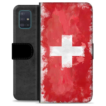 Samsung Galaxy A51 Premium Flip Case - Swiss Flag