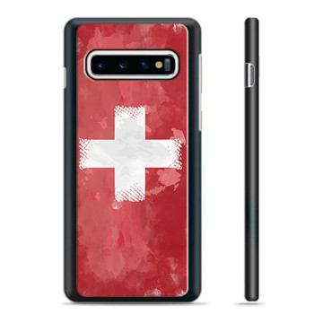 Samsung Galaxy S10+ Protective Cover - Swiss Flag