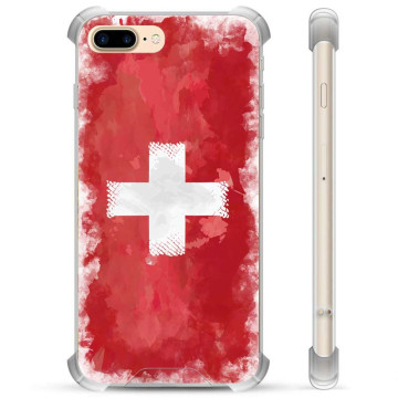 iPhone 7 Plus / iPhone 8 Plus Hybrid Case - Swiss Flag