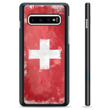 Samsung Galaxy S10 Protective Cover - Swiss Flag