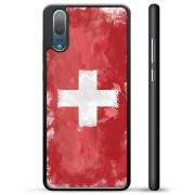 Huawei P20 Protective Cover - Swiss Flag