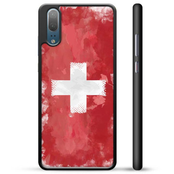 Huawei P20 Protective Cover - Swiss Flag