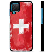 Samsung Galaxy A12 Protective Cover - Swiss Flag