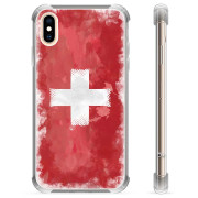 iPhone X / iPhone XS Hybrid Case - Swiss Flag