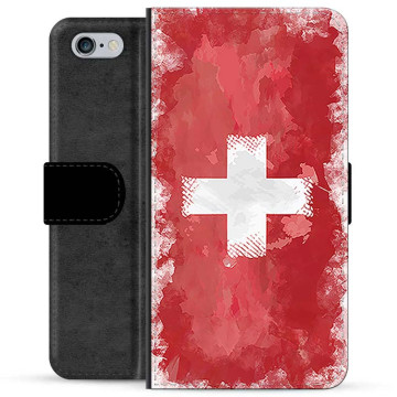 iPhone 6 / 6S Premium Flip Case - Swiss Flag