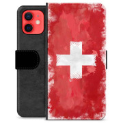 iPhone 12 mini Premium Flip Case - Swiss Flag
