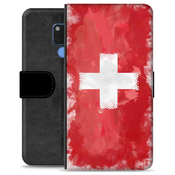 Huawei Mate 20 Premium Flip Case - Swiss Flag