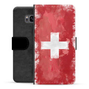 Samsung Galaxy S8+ Premium Flip Case - Swiss Flag