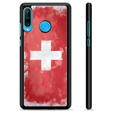 Huawei P30 Lite Protective Cover - Swiss Flag