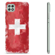 Samsung Galaxy A22 5G TPU Case - Swiss Flag