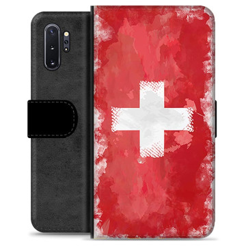 Samsung Galaxy Note10+ Premium Flip Case - Swiss Flag