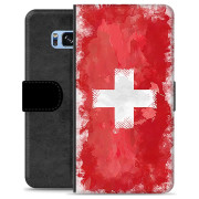 iPhone 7/8/SE (2020)/SE (2022) Premium Flip Case - Swiss Flag