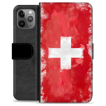 iPhone 11 Pro Max Premium Flip Case - Swiss Flag